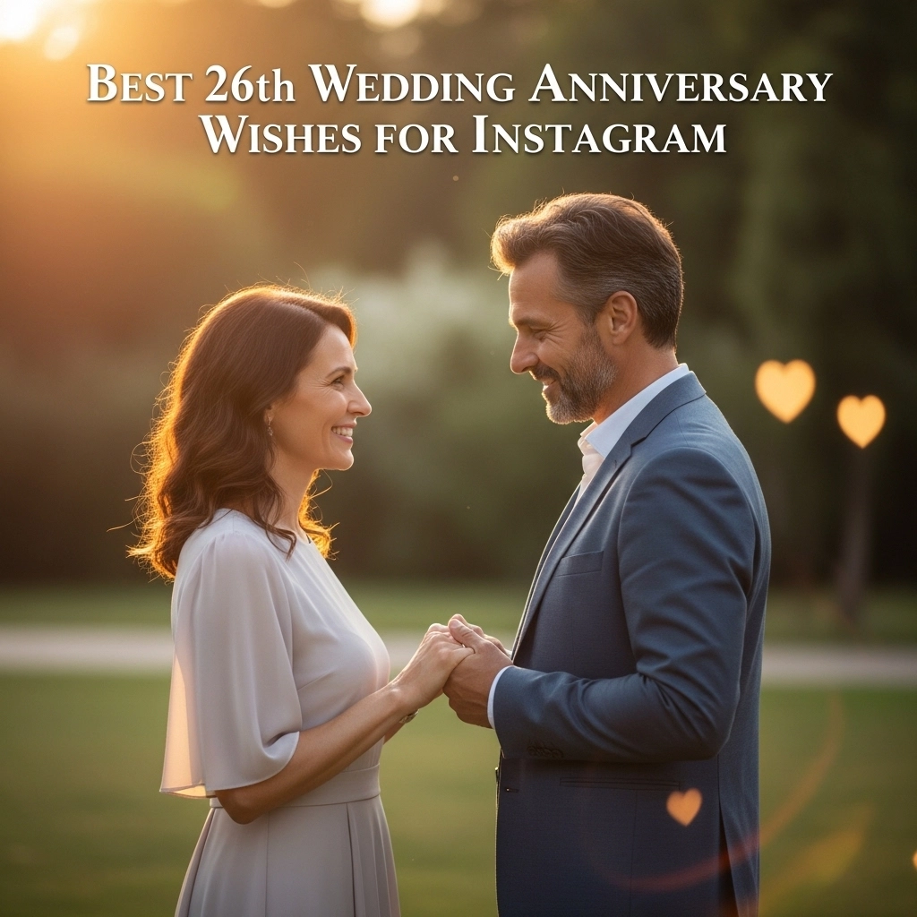 Best 26th Wedding Anniversary Wishes for Instagram