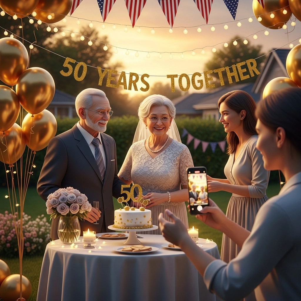 Best 50th Anniversary Wishes for Couple (Instagram Captions)