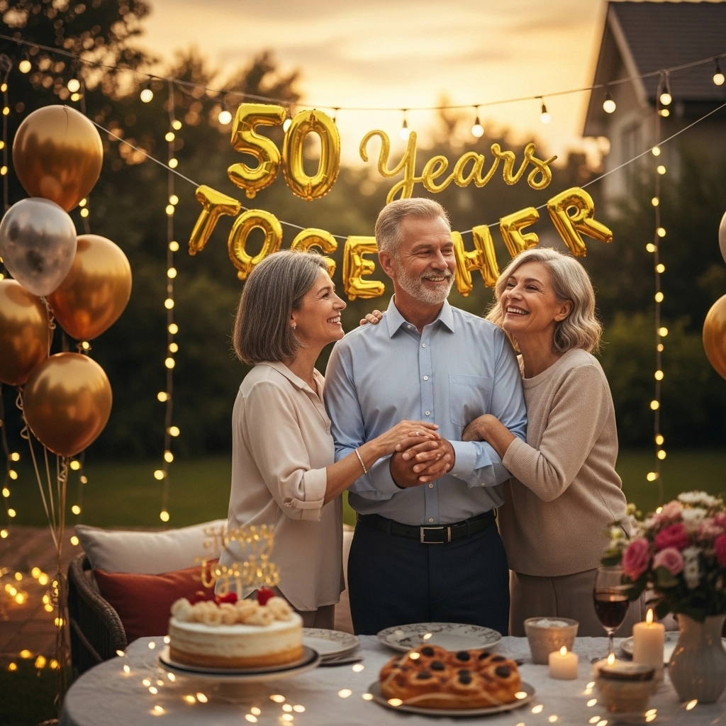 Best 50th Anniversary Wishes to Parents for Instagram