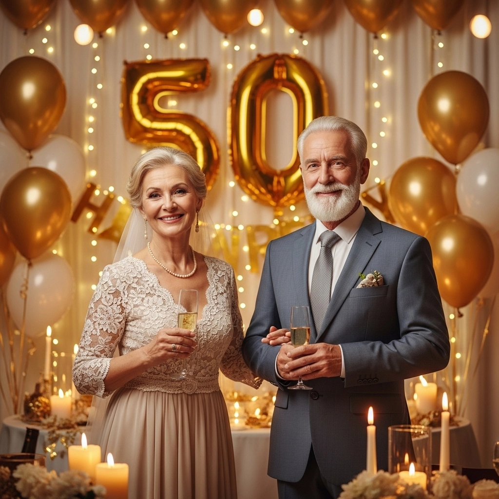Best Golden Anniversary Wishes for Instagram