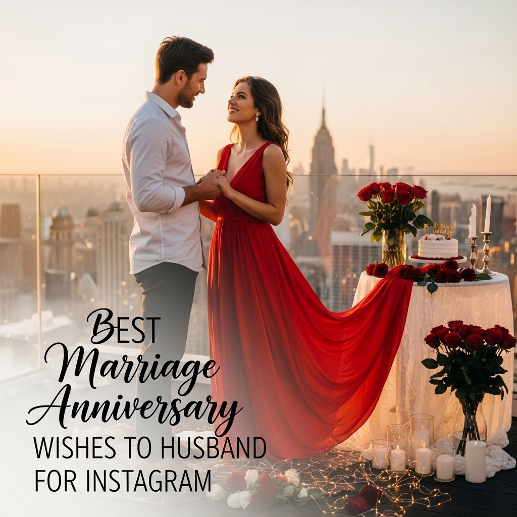 Best Marriage Anniversary Wishes to Husband for Instagram