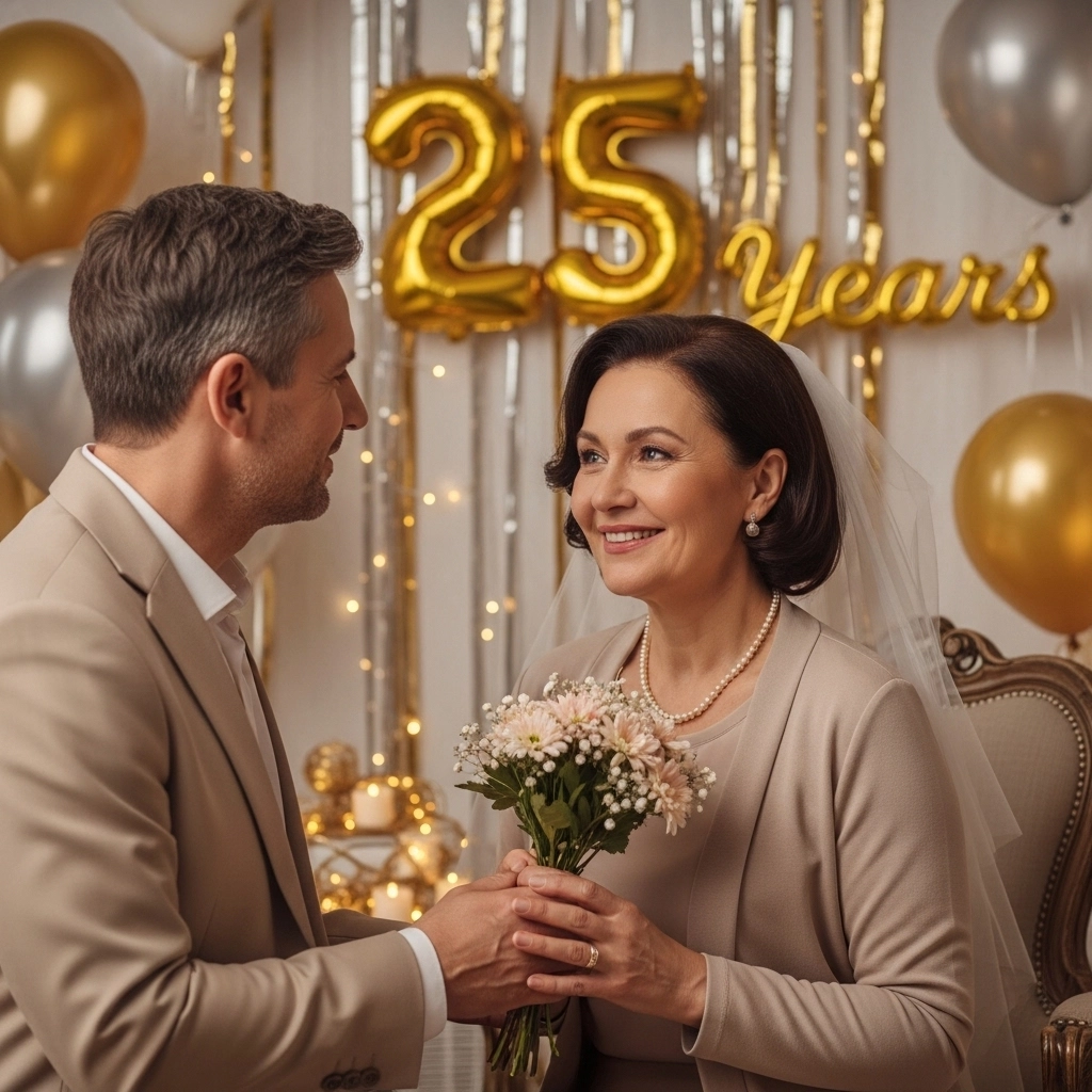 Cute 25 Years Wedding Anniversary Wishes