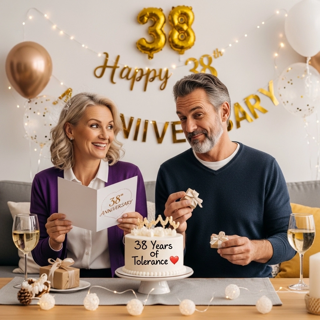 Funny 38th Wedding Anniversary Wishes