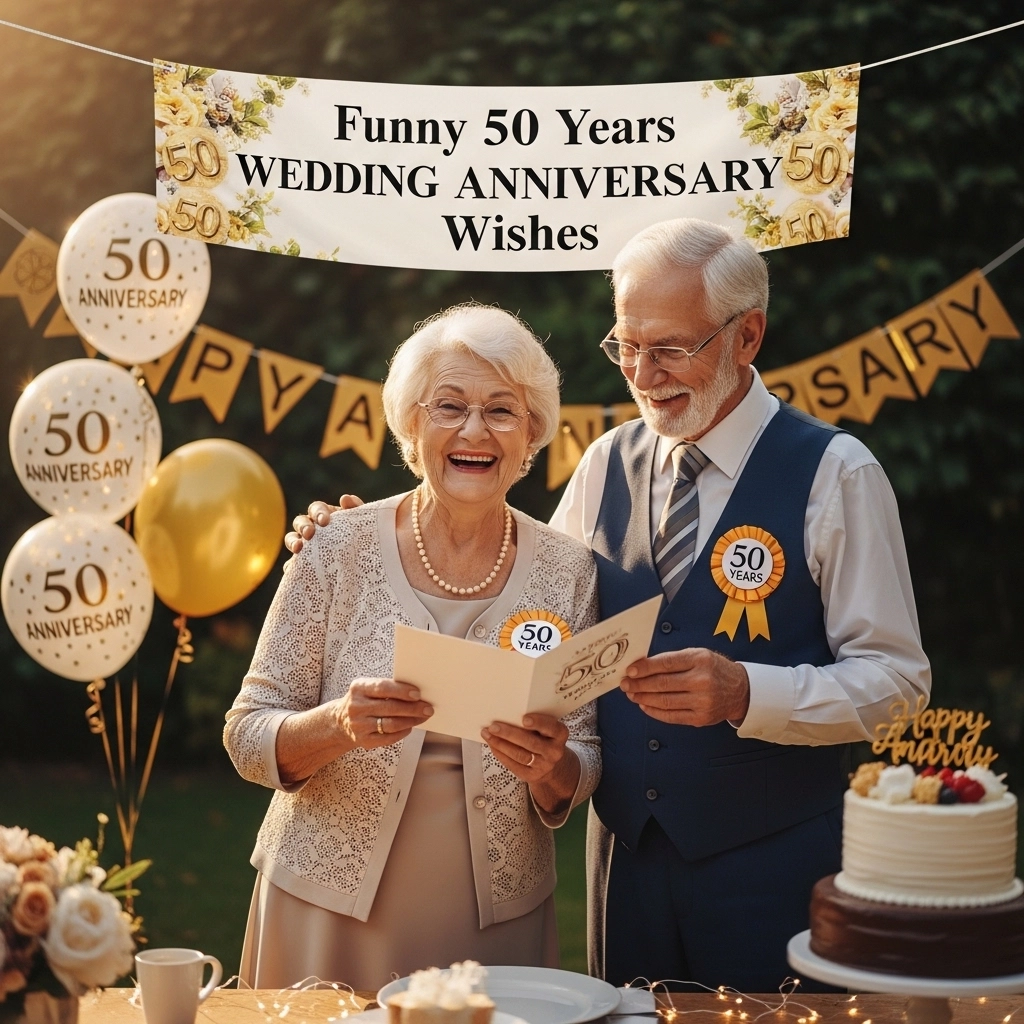 Funny 50 Years Wedding Anniversary Wishes