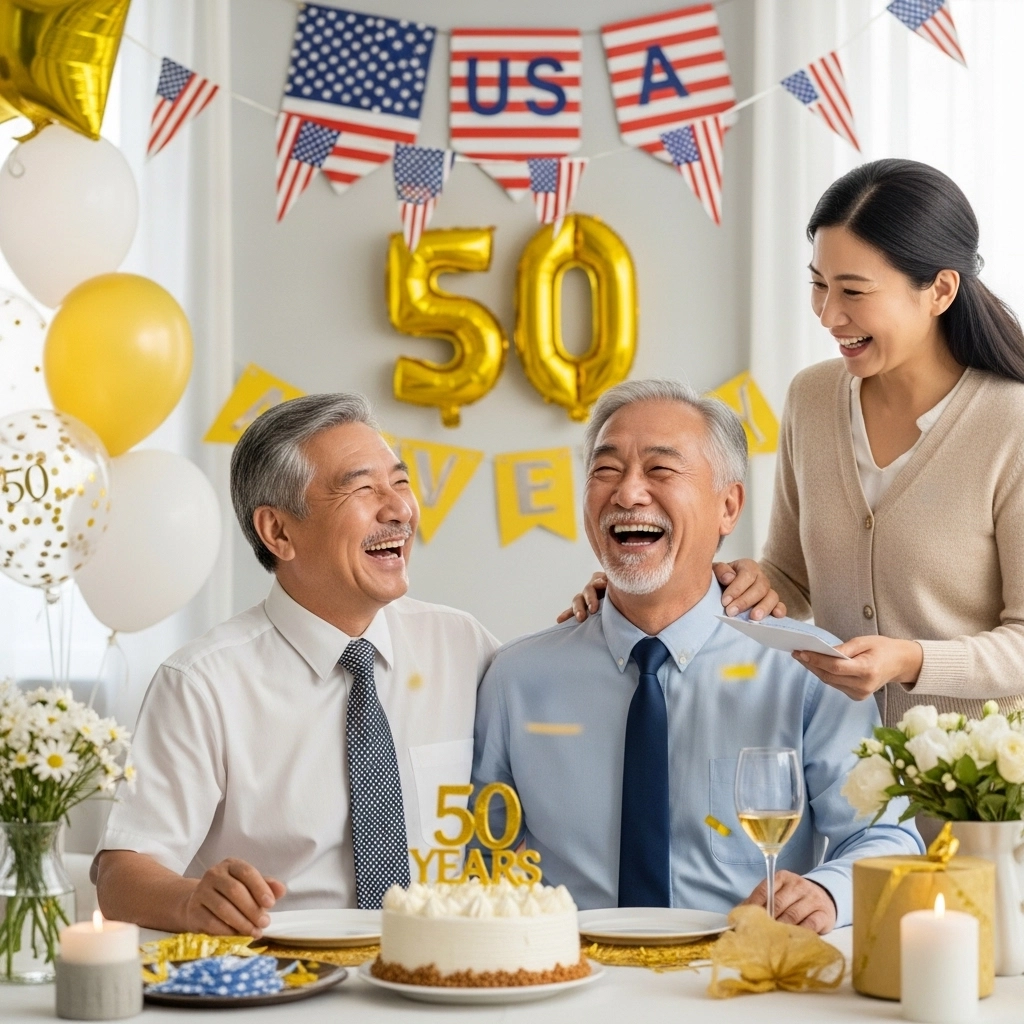 Funny 50th Anniversary Wishes to Parents