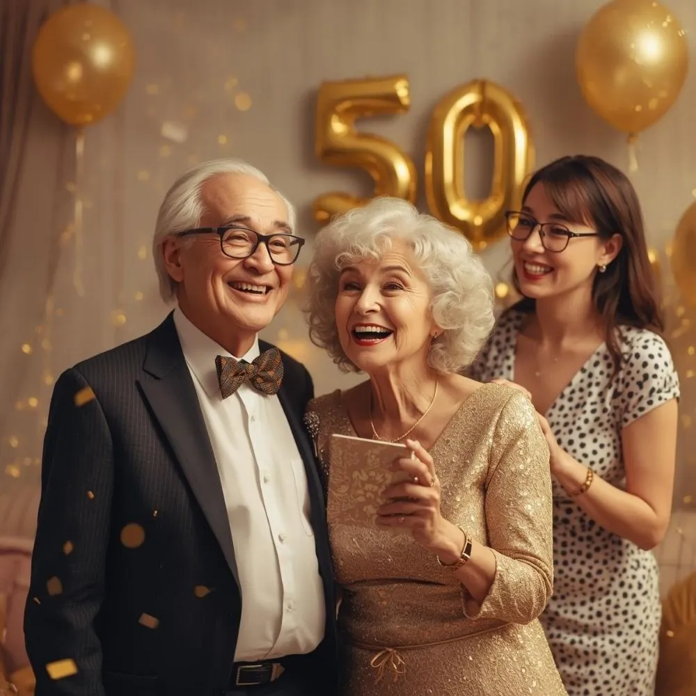 Funny 50th Wedding Anniversary Wishes for Friends