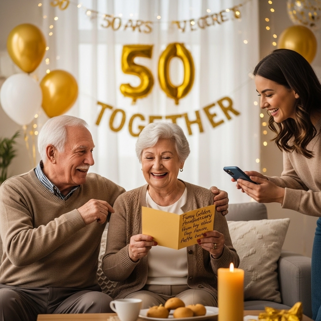 Funny Golden Anniversary Wishes