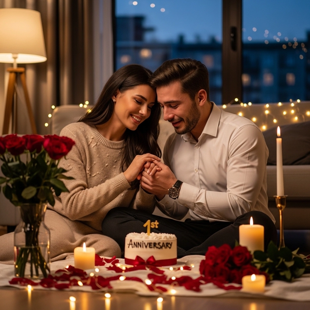 Heartfelt Emotional First Wedding Anniversary Wishes to Husband