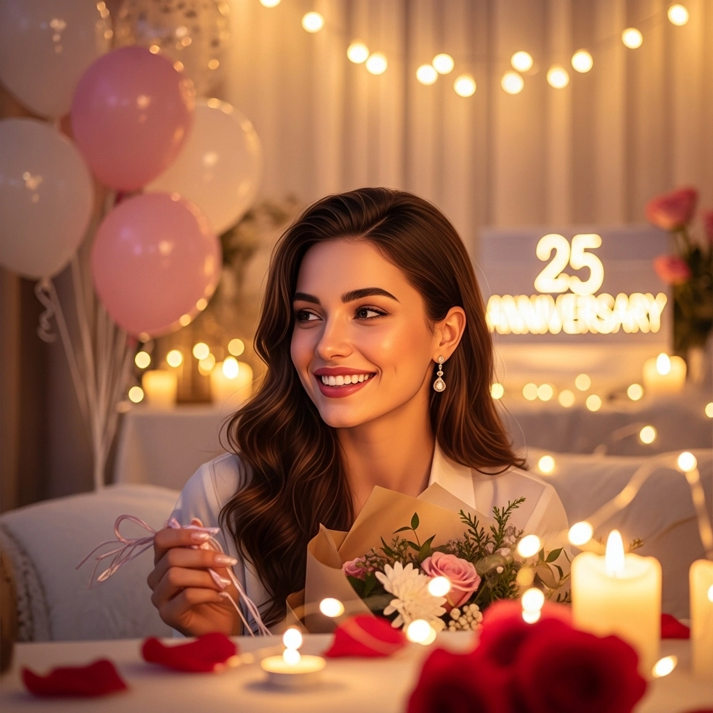 Romantic 25th Anniversary Wishes for Sister