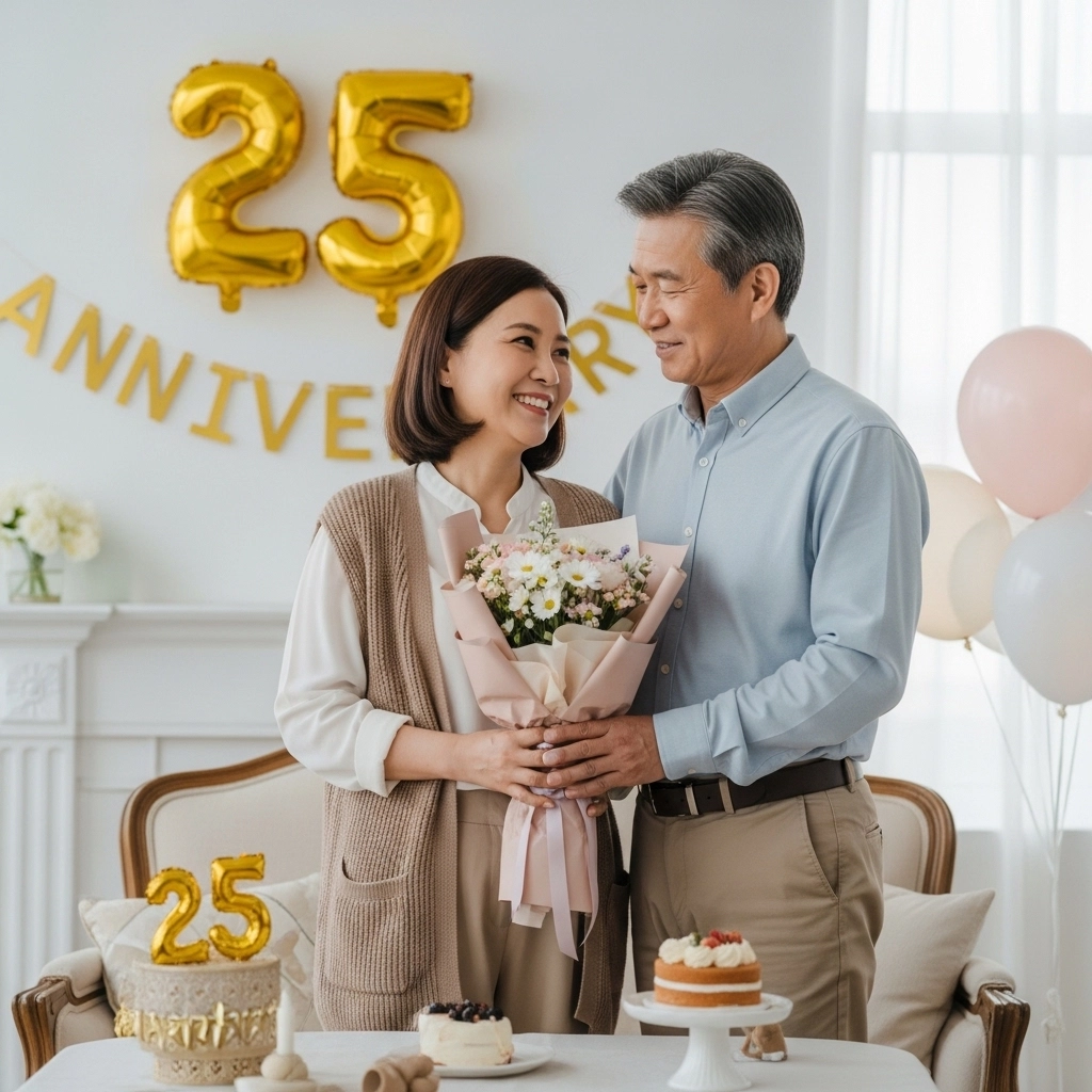 Romantic 25th Anniversary Wishes for Sister and Brother in Law