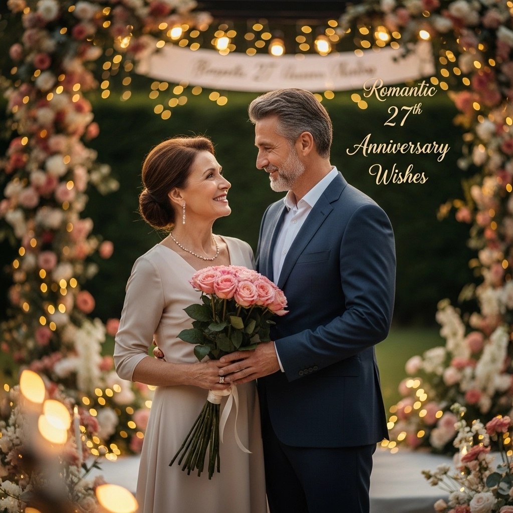 Romantic 27th Anniversary Wishes