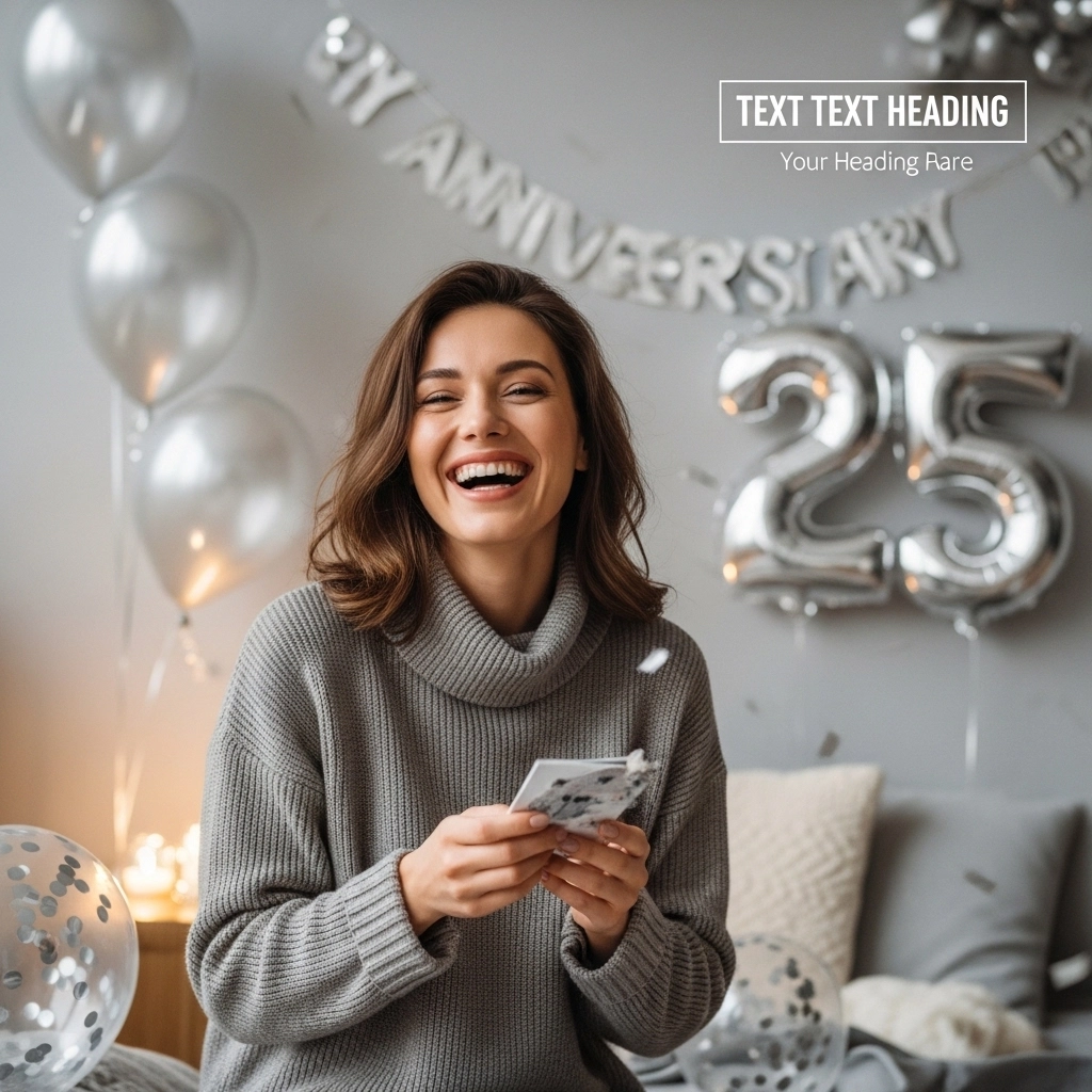 Short & Cute Funny 25th Anniversary Wishes