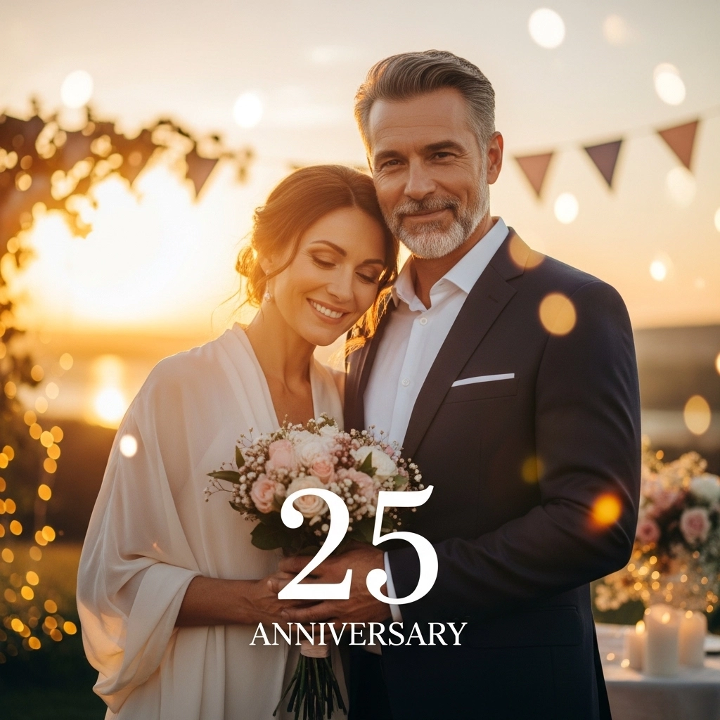Trending 25 Year Anniversary Wishes This Year