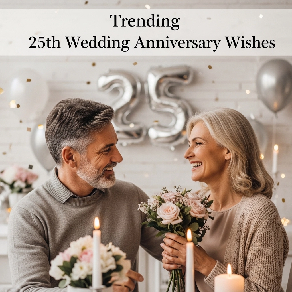 Trending 25th Wedding Anniversary Wishes