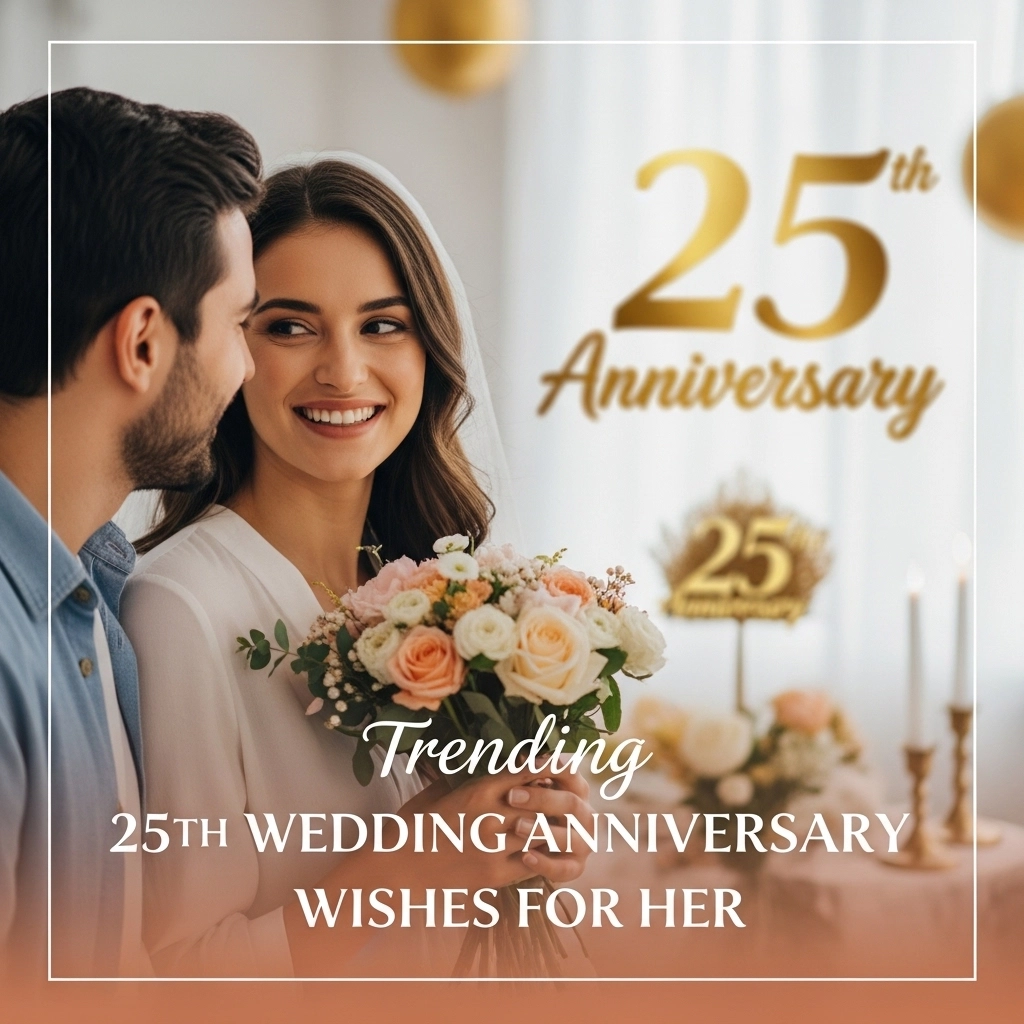 Trending 25th Wedding Anniversary Wishes