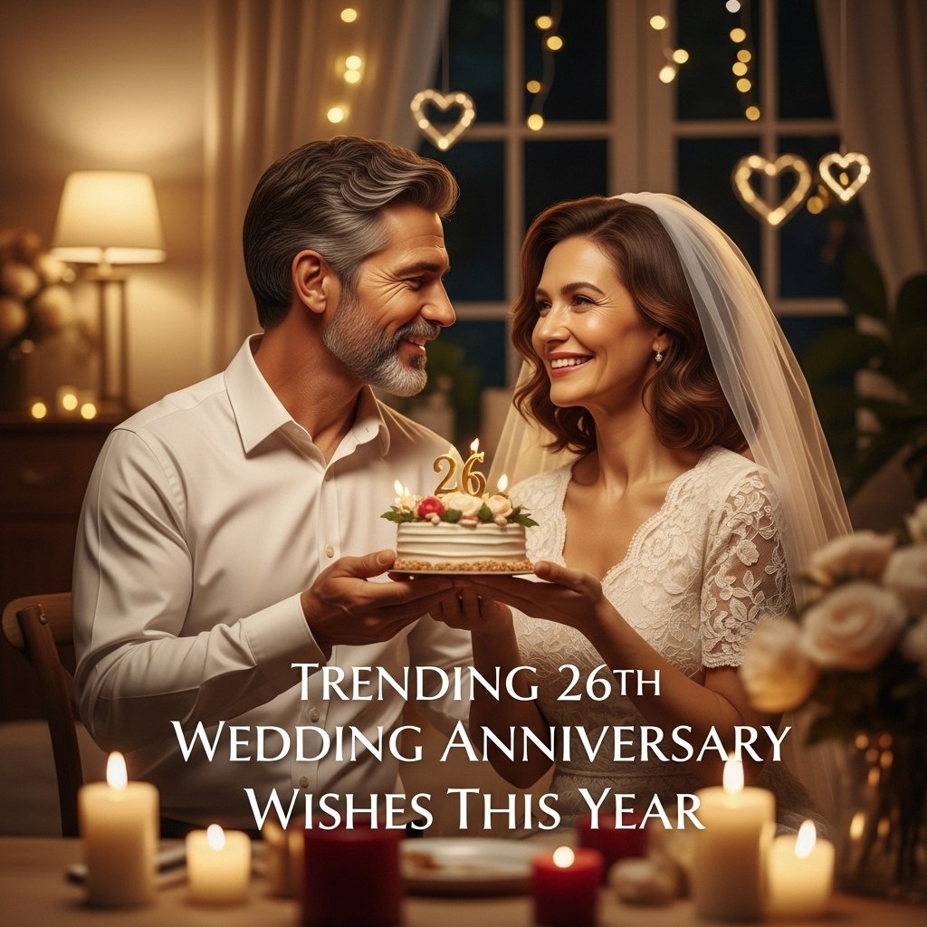 Trending 26th Wedding Anniversary Wishes This Year