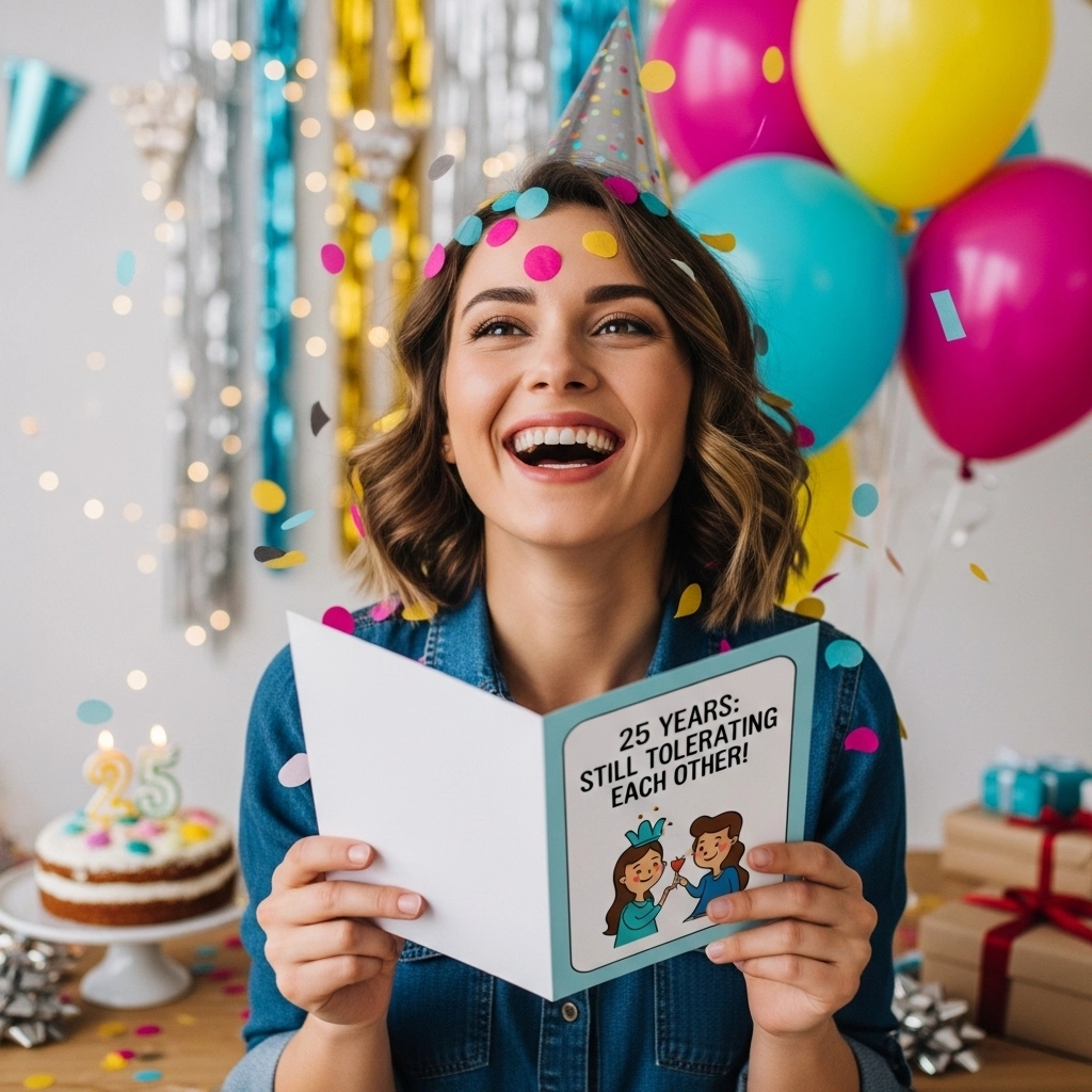 Trending Funny 25th Anniversary Wishes This Year