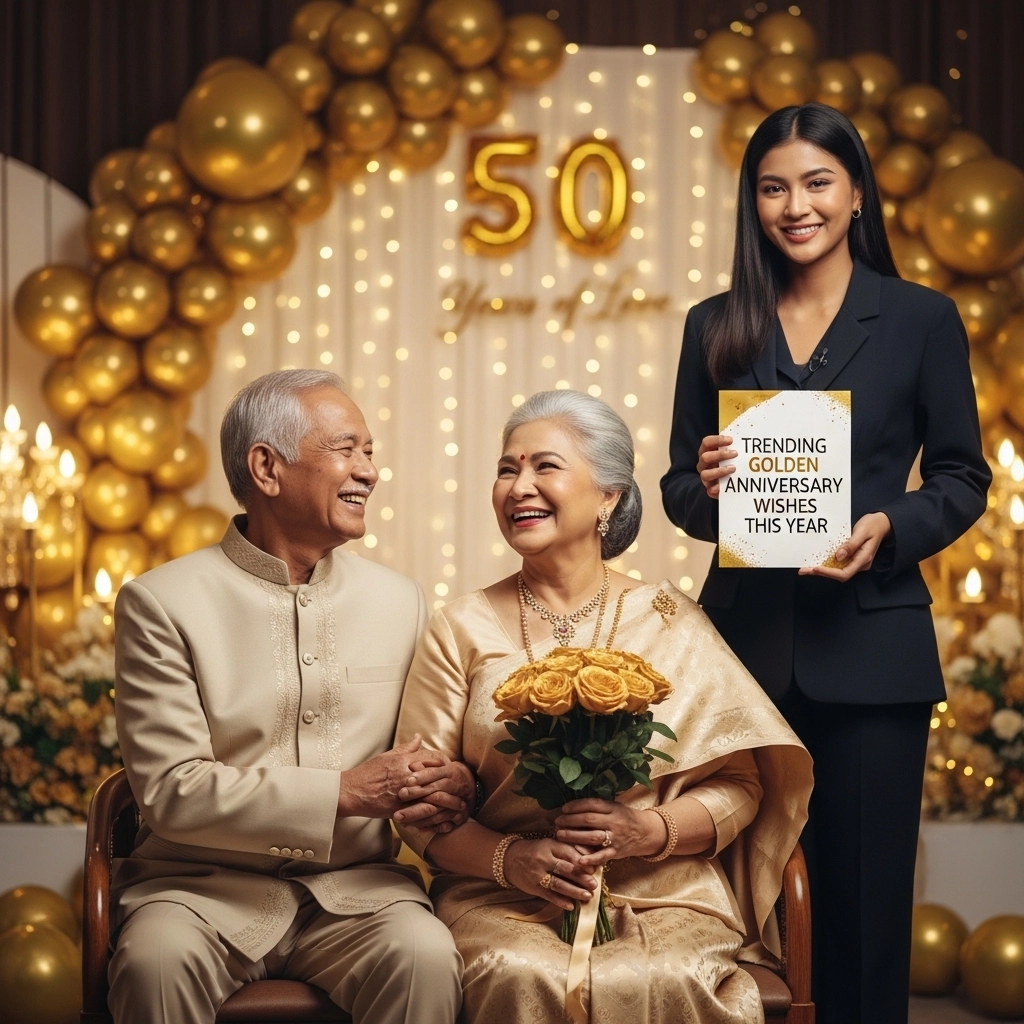 Trending Golden Anniversary Wishes This Year