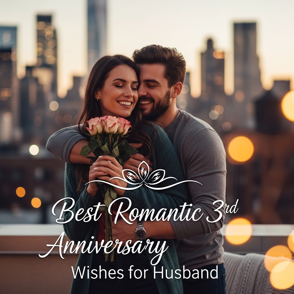 Best Romantic 3rd Anniversary Wishes for Husband for Instagram
