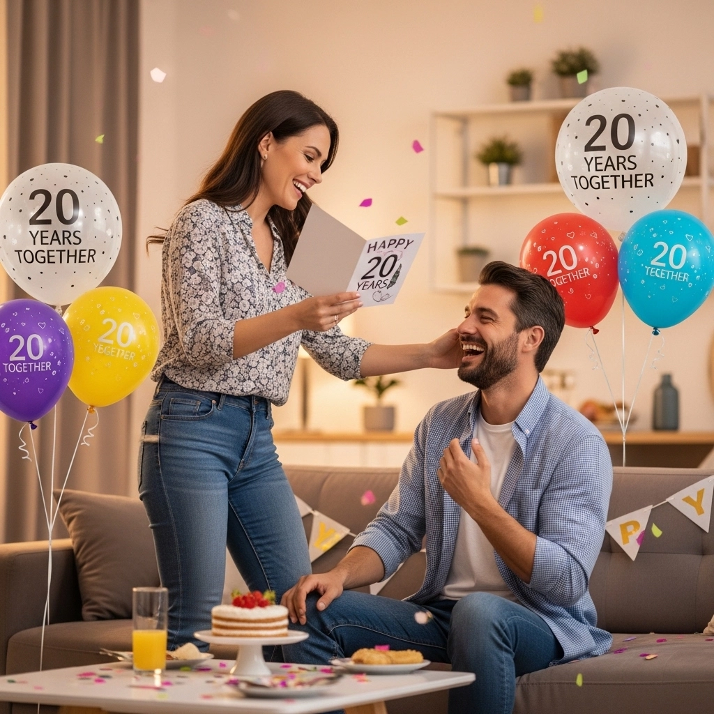 Funny 20th Wedding Anniversary Wishes to Husband