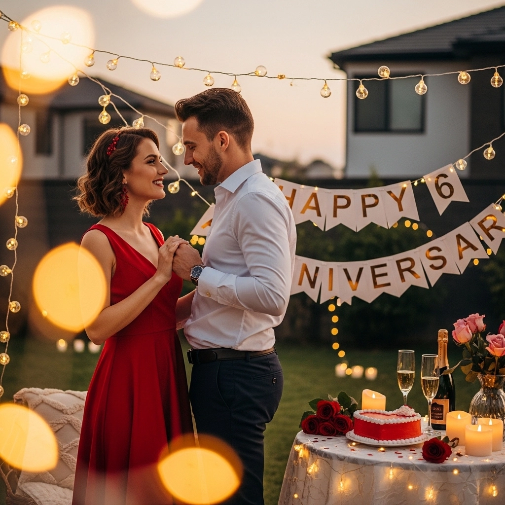 Romantic 6 Wedding Anniversary Wishes for Husband