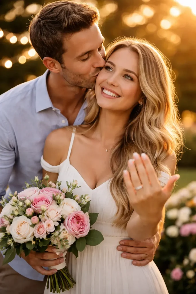 Romantic Happy Engagement Anniversary Wishes to Wife