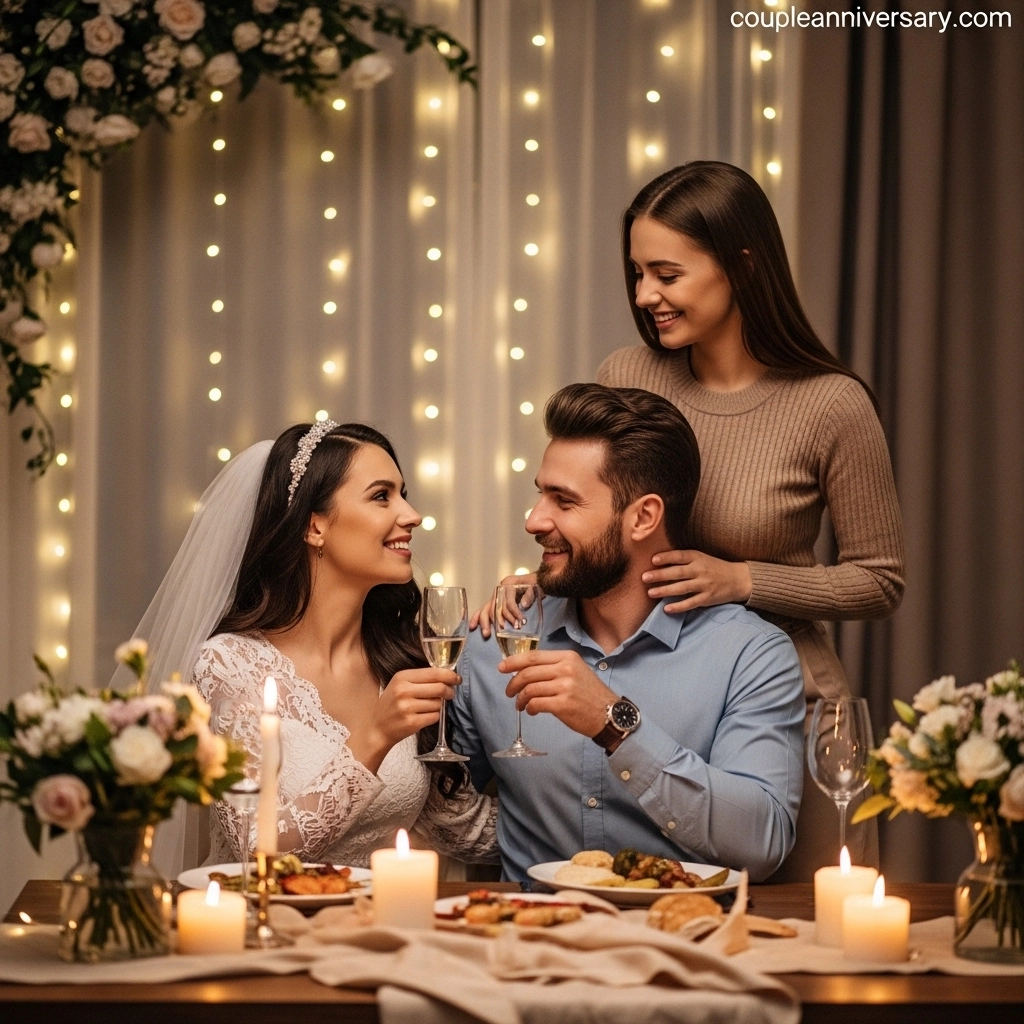 Short & Cute Happy Wedding Anniversary Wishes for Couple