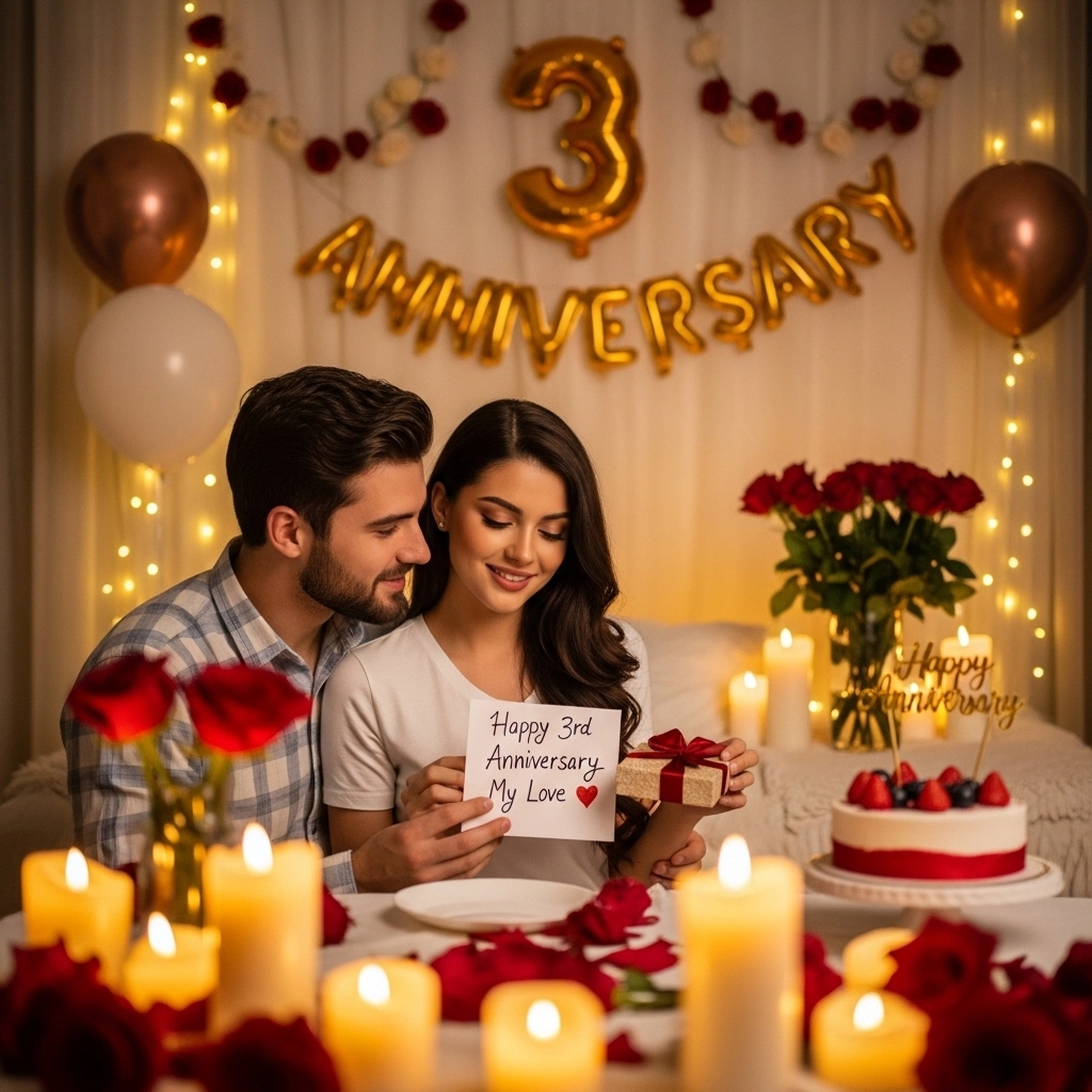 Trending Romantic 3rd Anniversary Wishes for Husband This Year