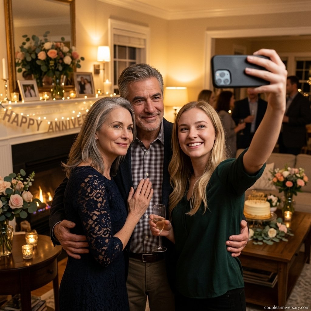 Best Anniversary Wishes for Parents from Daughter for Instagram