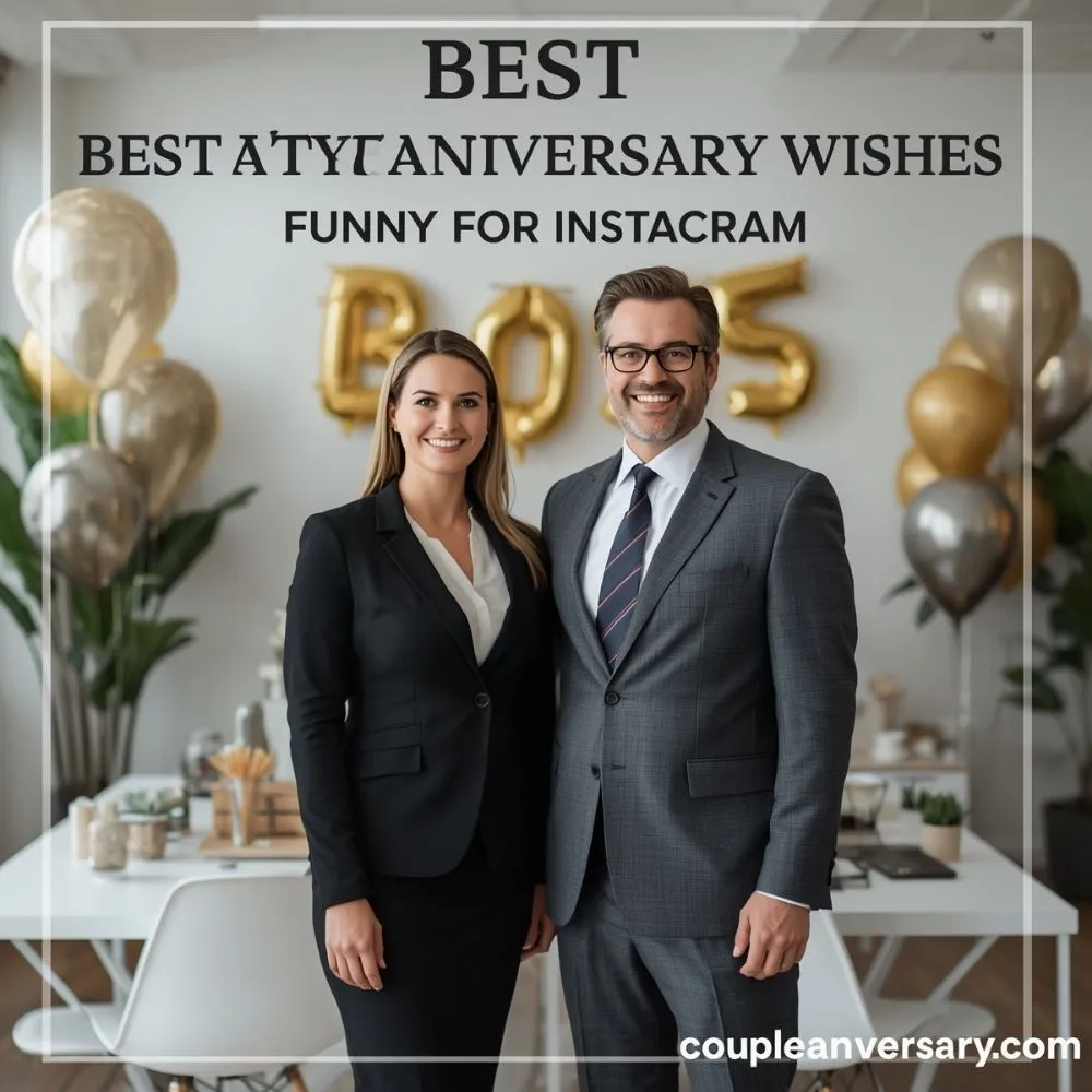 Best Work Anniversary Wishes To Boss Funny For Instagram
