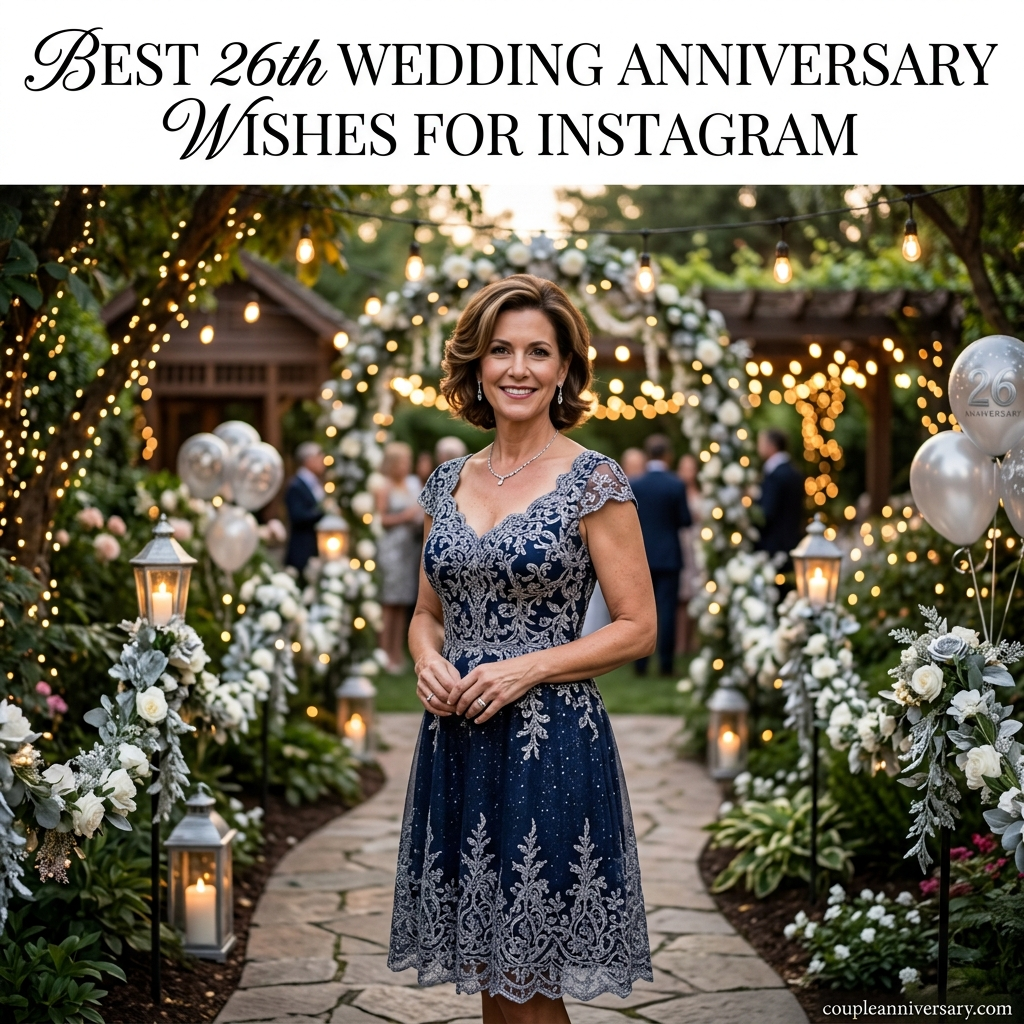 Best 26th Wedding Anniversary Wishes for Instagram