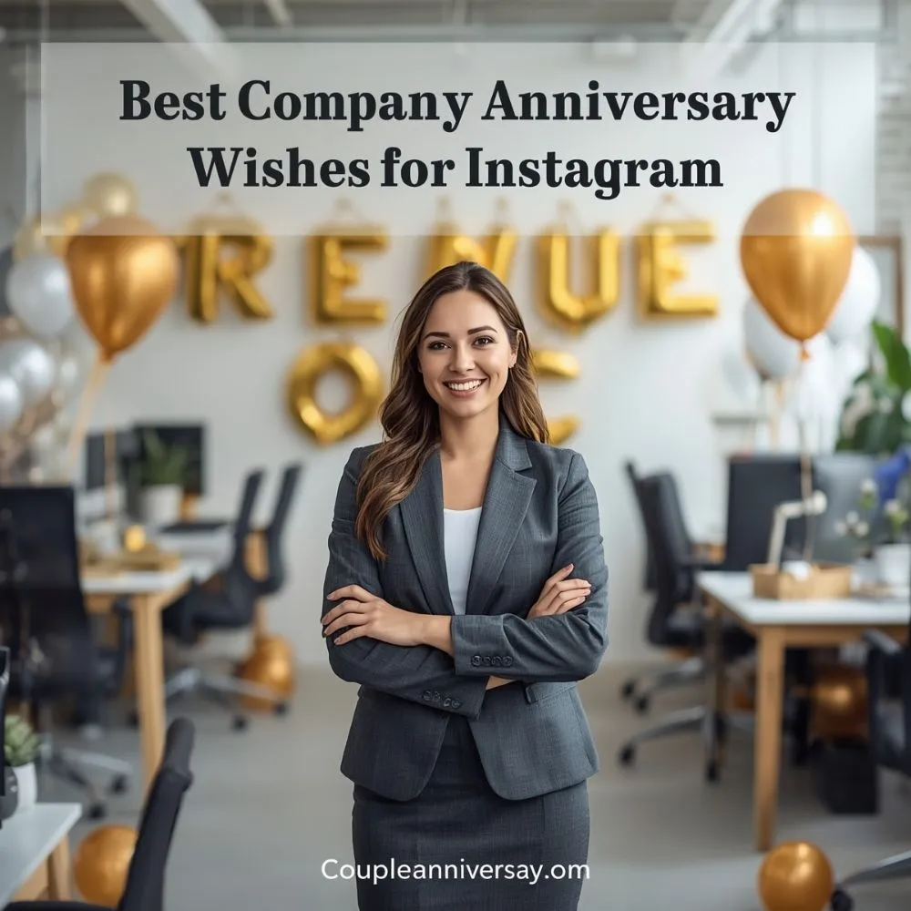 Best Company Anniversary Wishes for Instagram