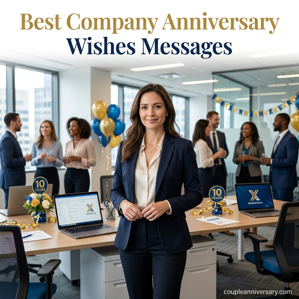 Best Company Anniversary Wishes Messages