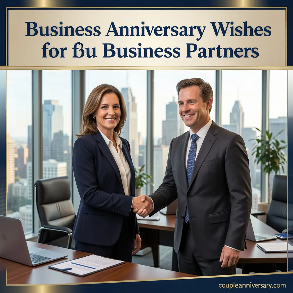 Business Anniversary Wishes for Business Partners