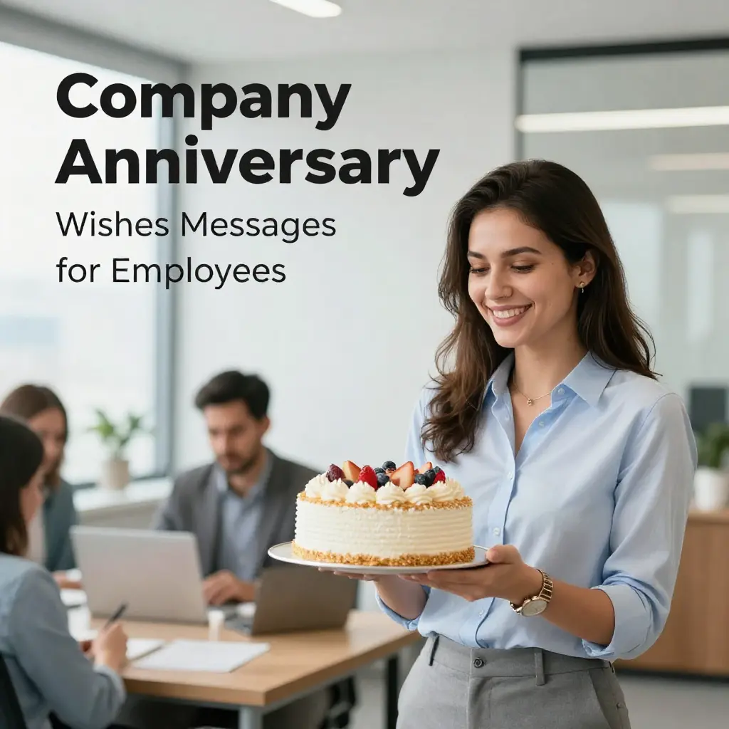 Company Anniversary Wishes Messages for Employees