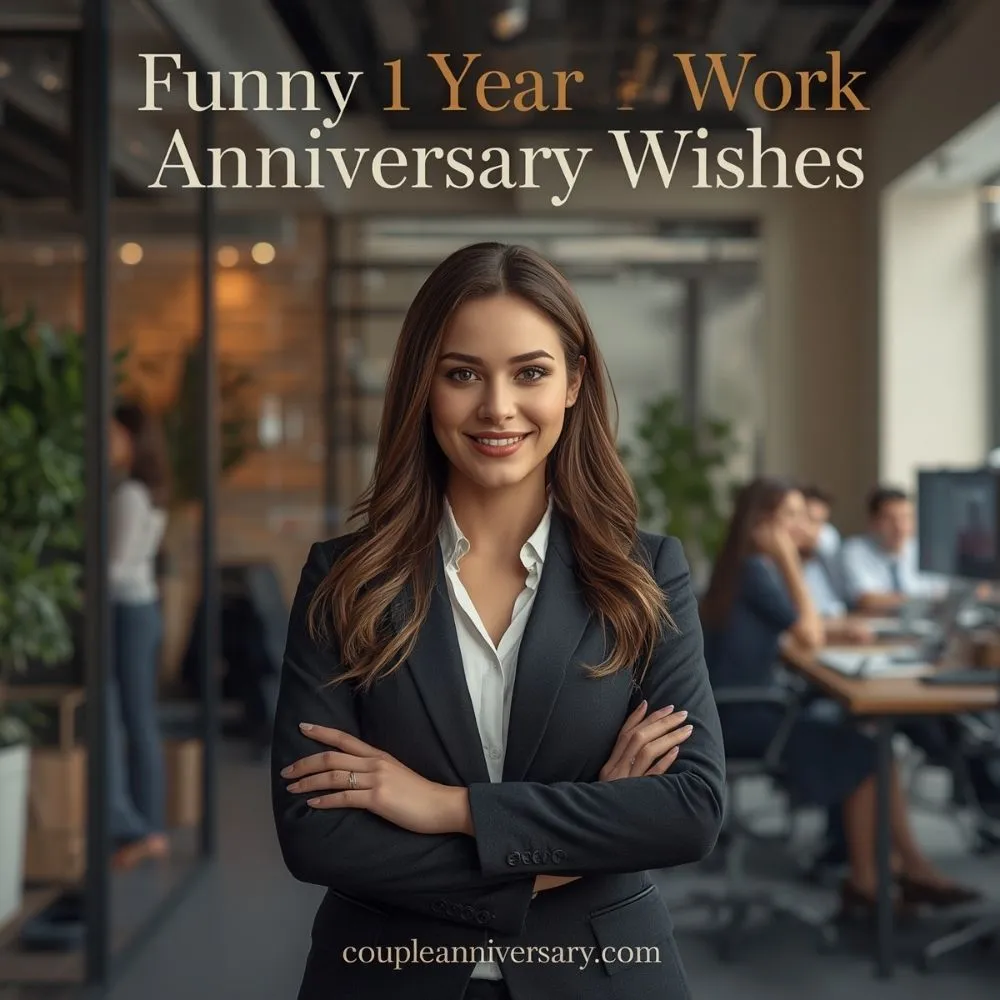 Funny 1 Year Work Anniversary Wishes