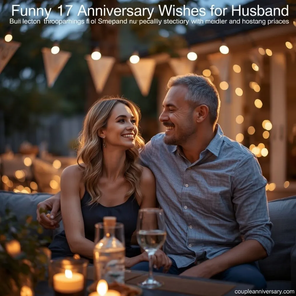 Funny 17 Anniversary Wishes for Husband