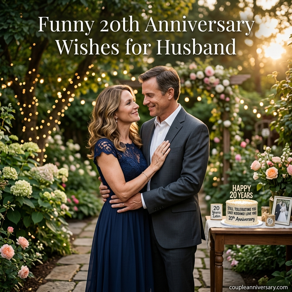 Funny 20th Anniversary Wishes for Husband