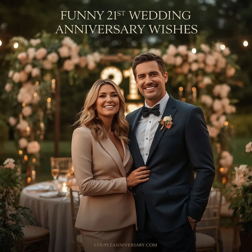 Funny 21st Wedding Anniversary Wishes