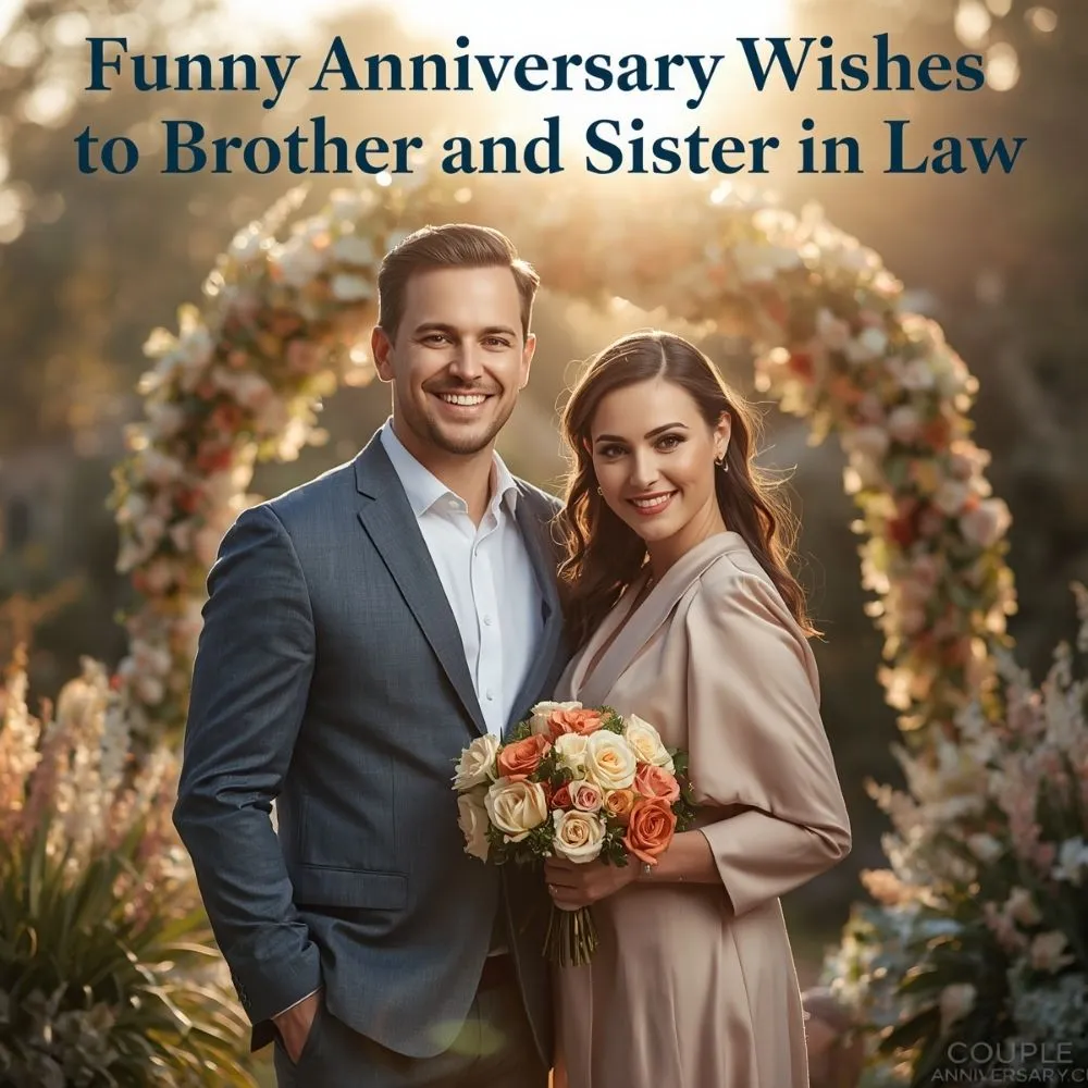 Funny Anniversary Wishes to Brother and Sister in Law