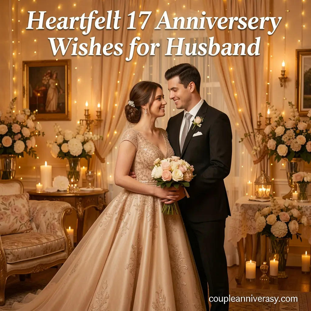 Heartfelt 17 Anniversary Wishes for Husband