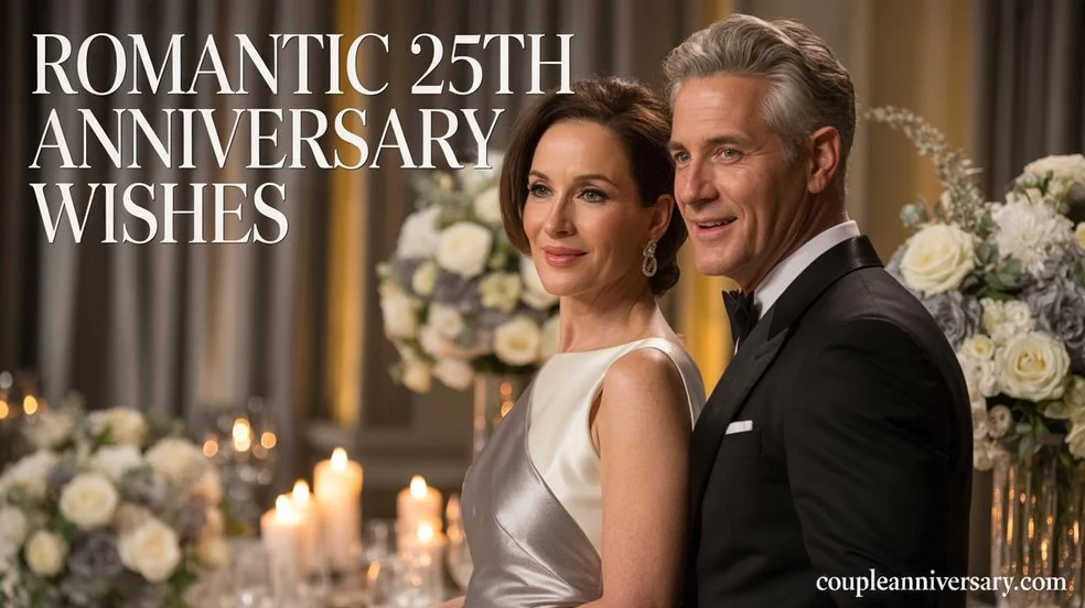 Romantic 25th Anniversary Wishes