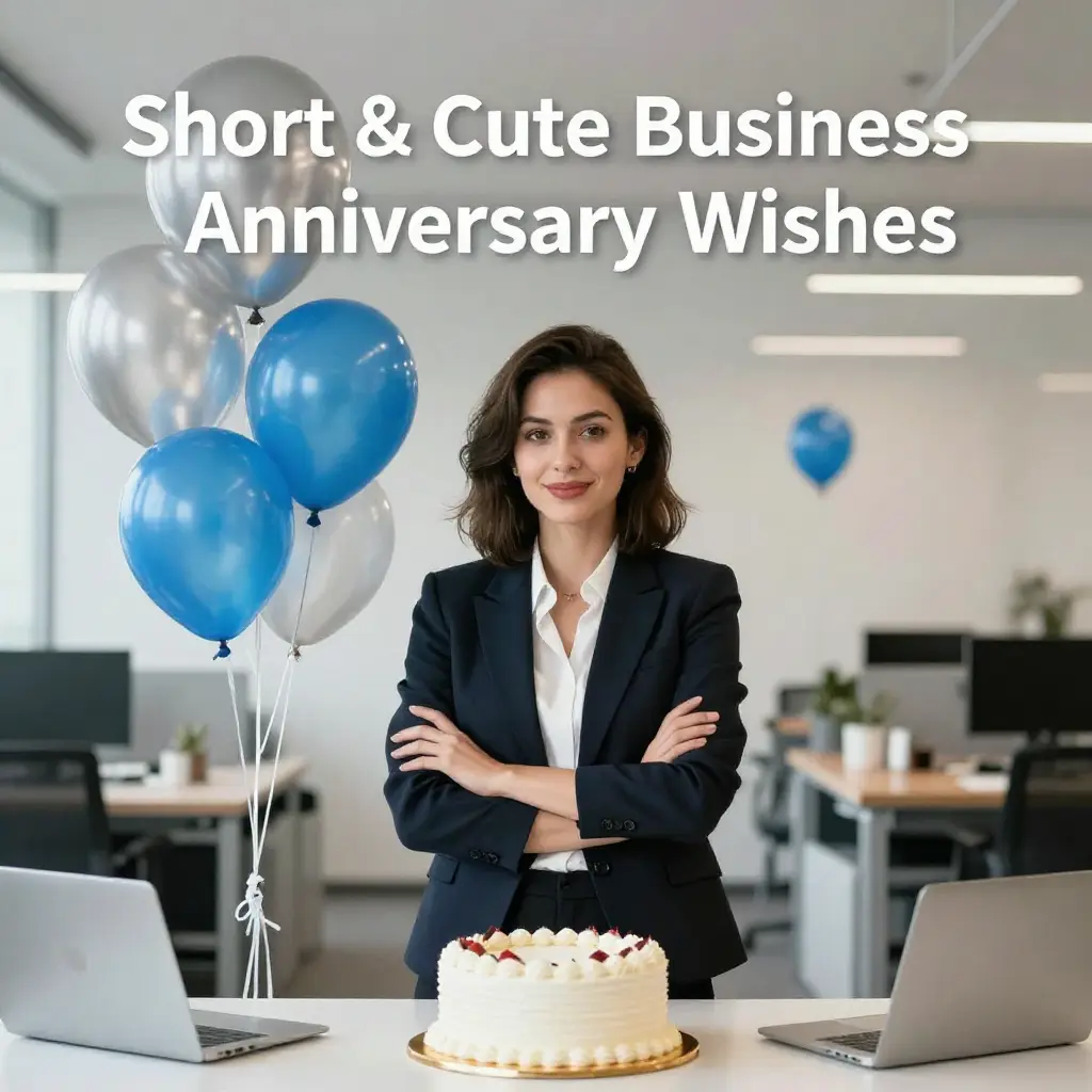 Short & Cute Business Anniversary Wishes