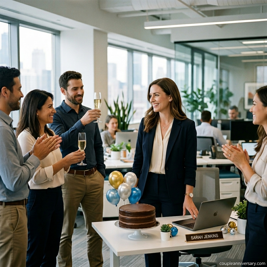 Short & Funny Work Anniversary Wishes