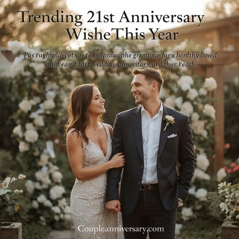 Trending 21st Wedding Anniversary Wishes This Year