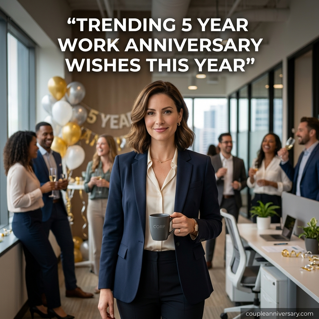 Trending 5 Year Work Anniversary Wishes This Year