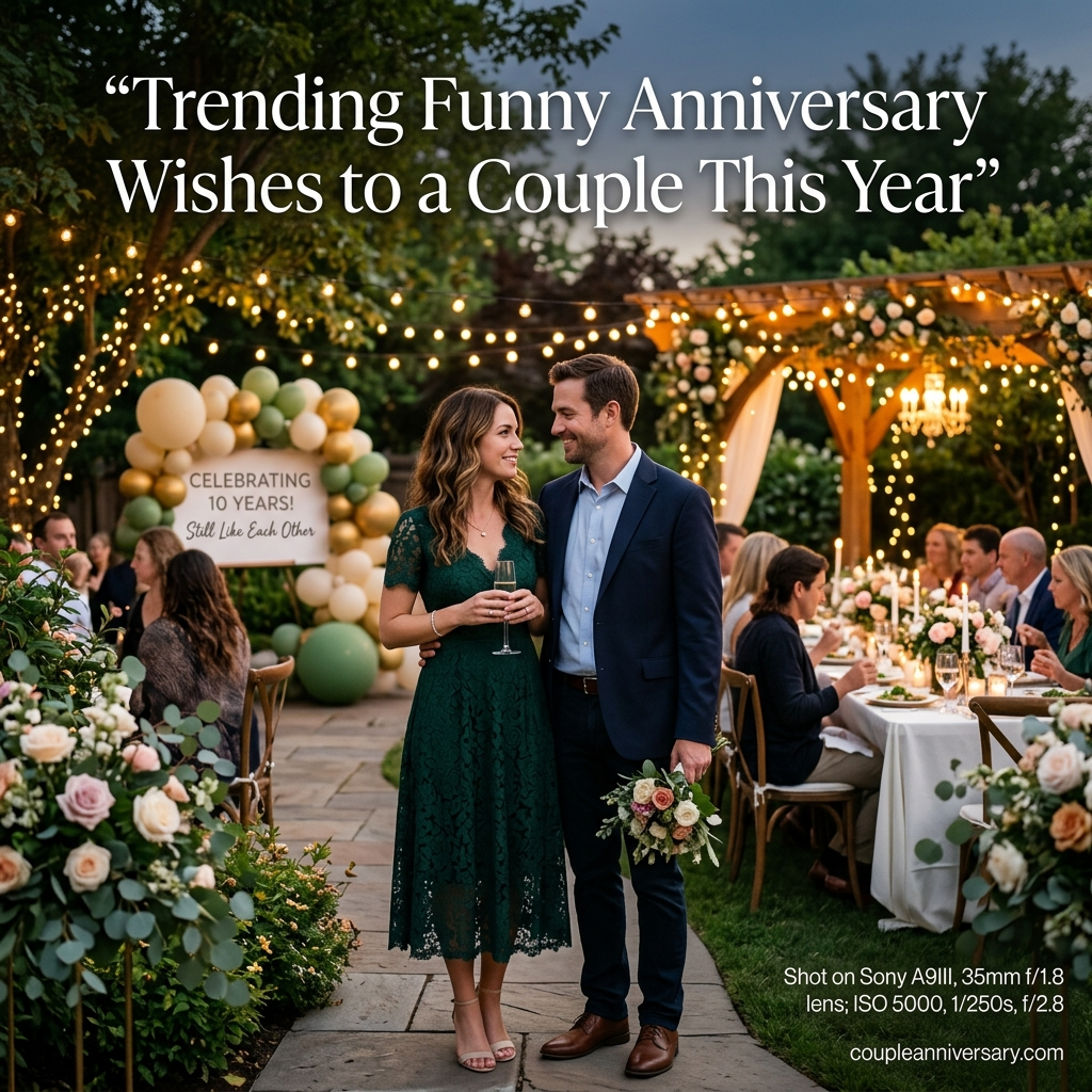 Trending Funny Anniversary Wishes to a Couple This Year