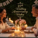 27th Wedding Anniversary Wishes