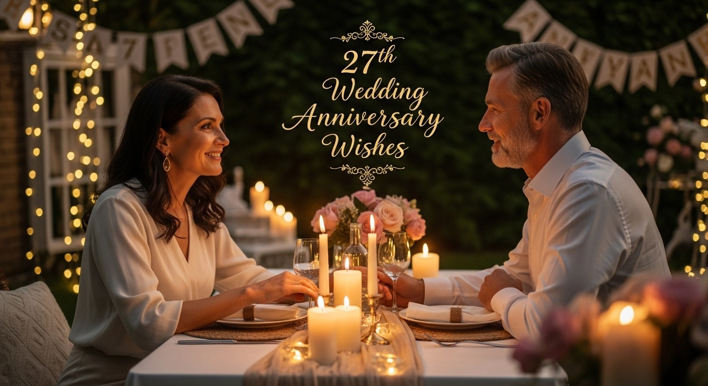 27th Wedding Anniversary Wishes