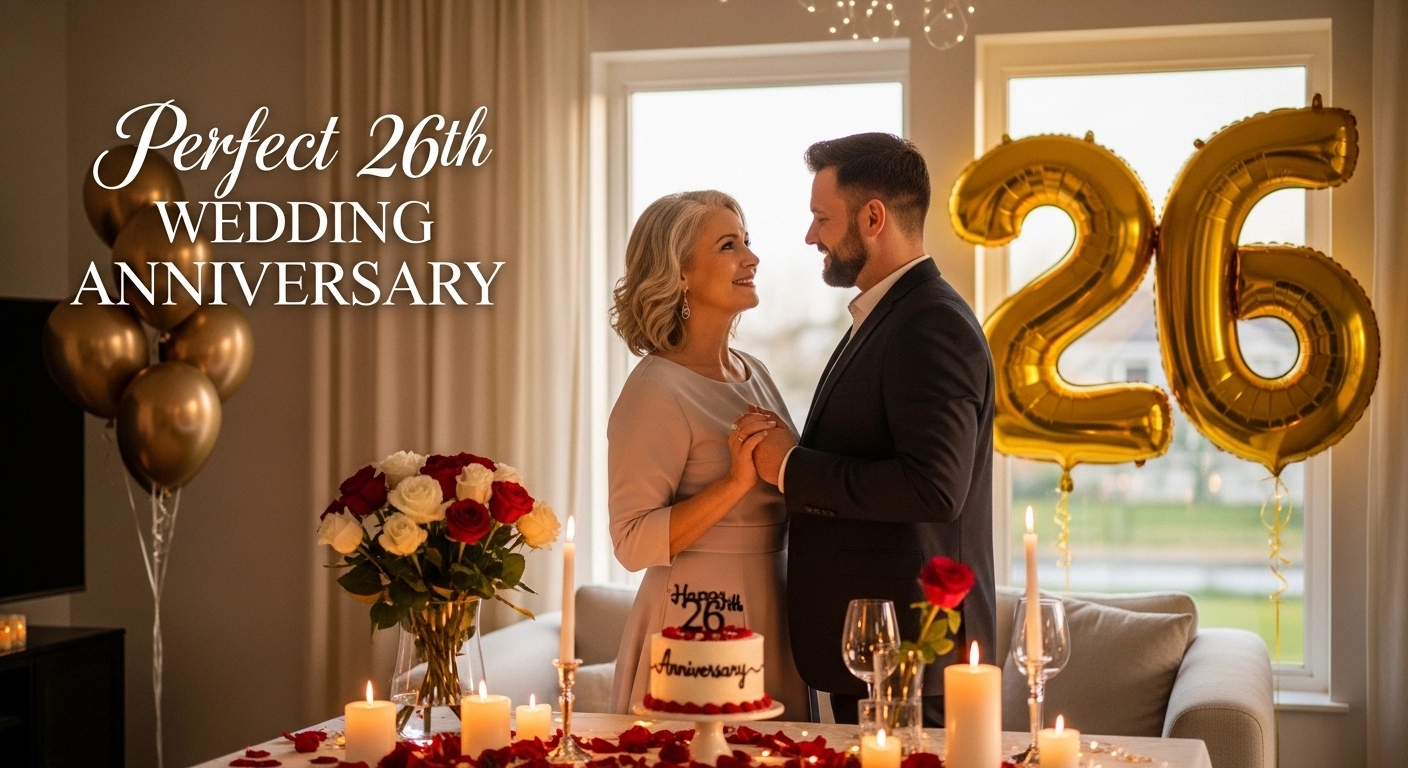 Perfect 26th Wedding Anniversary